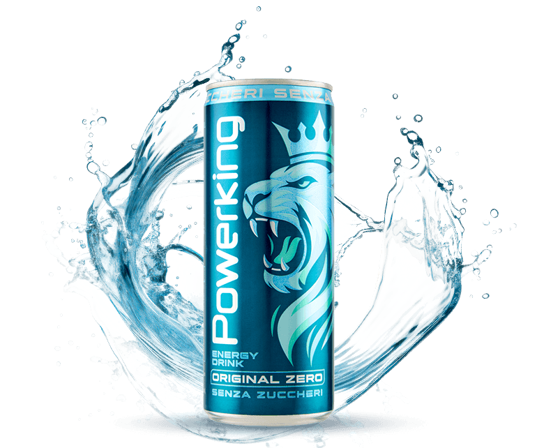 Lattina Powerking Original Zero senza zuccheri da 250 ml Lattina Powerking Original Zero senza zuccheri da 250 ml